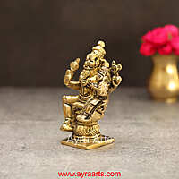 Brass Lakshmi Narshimha 4 Inch Height