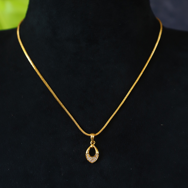 Diamond Shape Rose Gold Chain