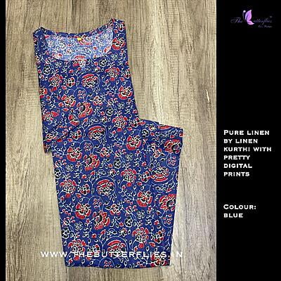 PURE LINEN BY LINEN KURTHI  CUSCKRS21439