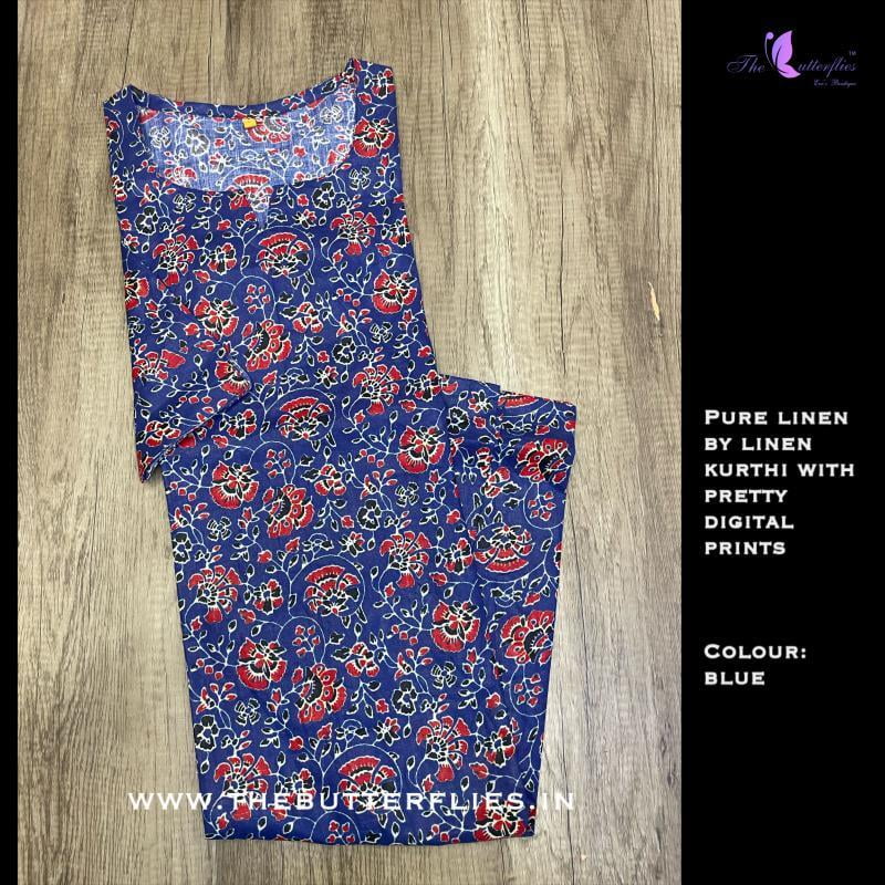 PURE LINEN BY LINEN KURTHI  CUSCKRS21439