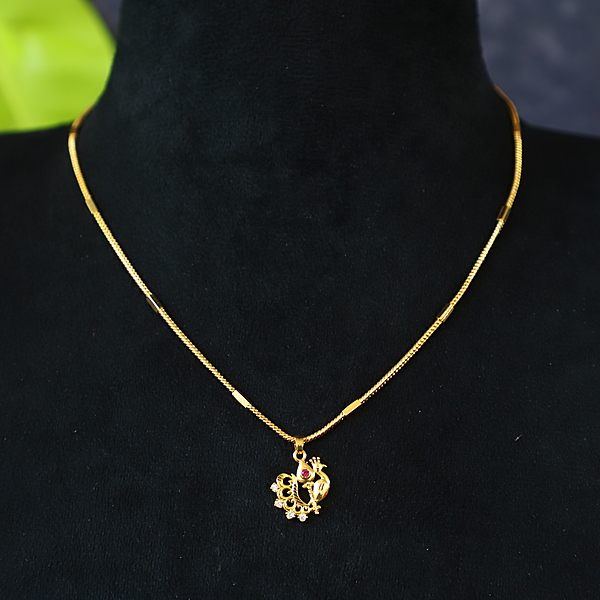 Black Color Clock Design Chain