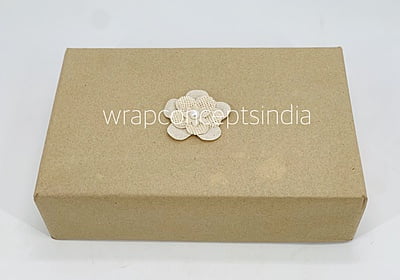 Layered Jute burlap flower