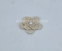 Layered Jute burlap flower