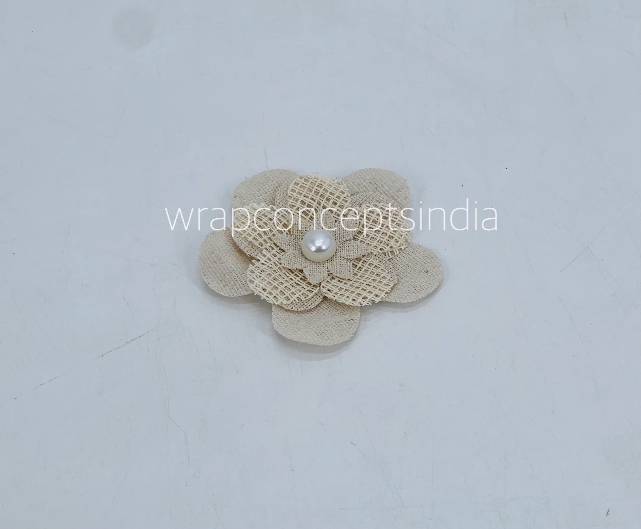 Layered Jute burlap flower