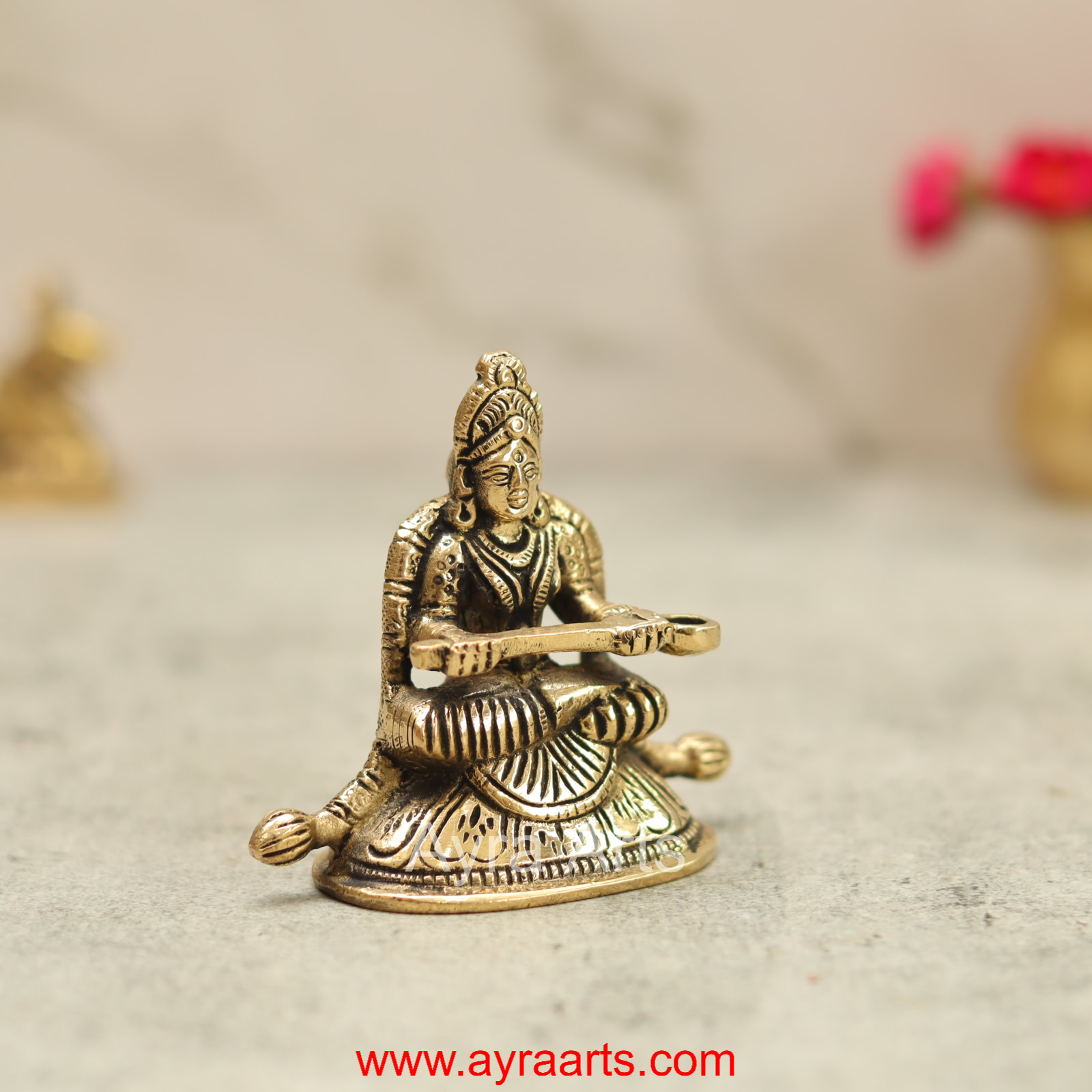 Brass Annapurna Devi - 2.8 Inch Height