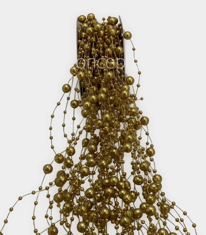 Pearl Strings- Matt Gold (Pack of 50)