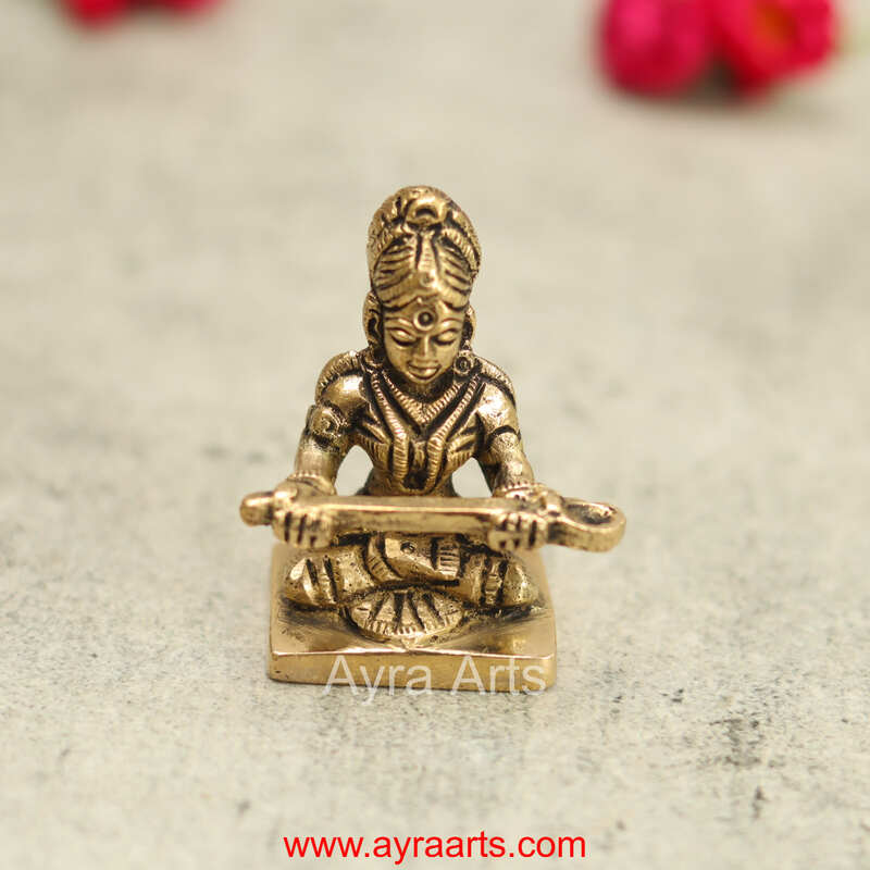 Brass Annapurna Devi - 2 Inch Height