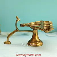 Brass Pancha Aarthi - 6 Inch Height