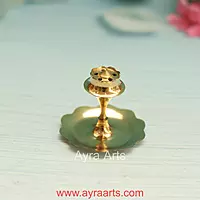 Brass Agardan/Agarbatti Stand Elegant Incense Stick Holder - 2.2 Inch Height