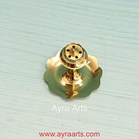 Brass Agardan/Agarbatti Stand Elegant Incense Stick Holder - 2.2 Inch Height