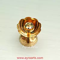 Brass Agardan/Agarbatti Stand - Elegant Incense Stick Holder - Aromatic Ambiance Enhancer - 2.5 Inch Height