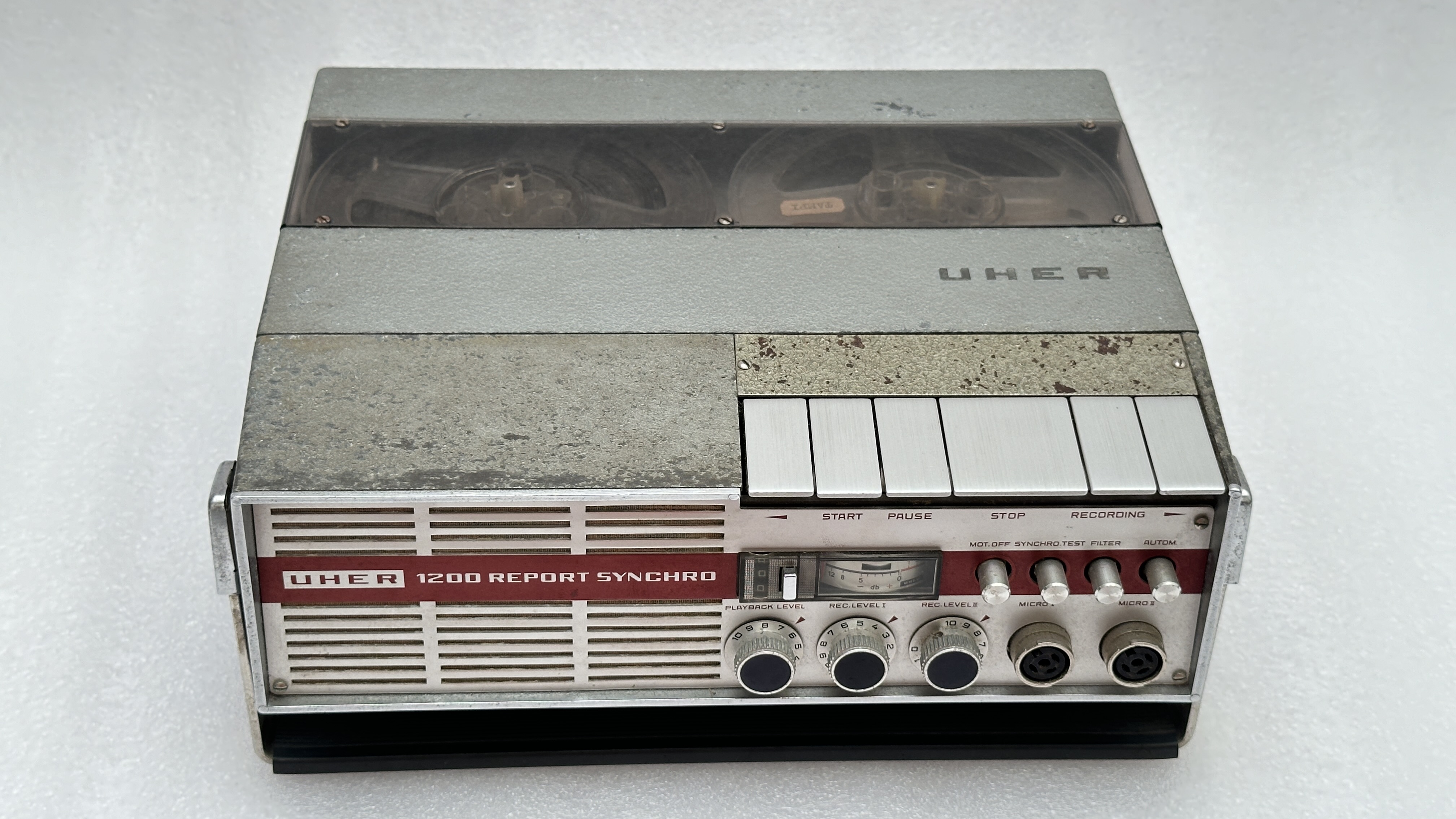 UHER 1200 Report Synchro Portable Reel-to-Reel Recorder (Non-Working, As-Is) - UH-1200 UHER 1200 Report Synchro Portable Reel-to-Reel Recorder (Non-Working, As-Is) - UH-1200