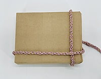 Soft Berry & Gold Twisted Chord