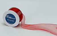 Lemon Sheer Ribbon with Wired Edges - 7cms