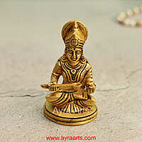 Brass Annapurna Devi - 3.5 Inch Height