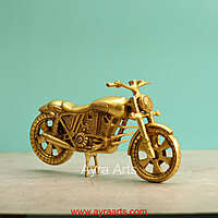 Brass Bulet Gadi Bike - 11 Inch Length