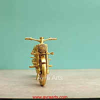 Brass Bulet Gadi Bike - 11 Inch Length