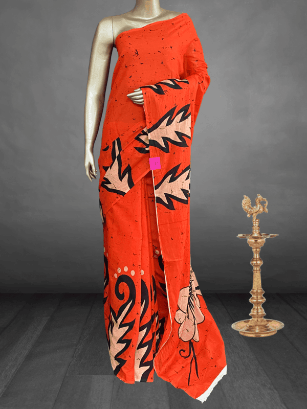 Charmi - The Mul Cotton Saree in Patli Pallu 19086
