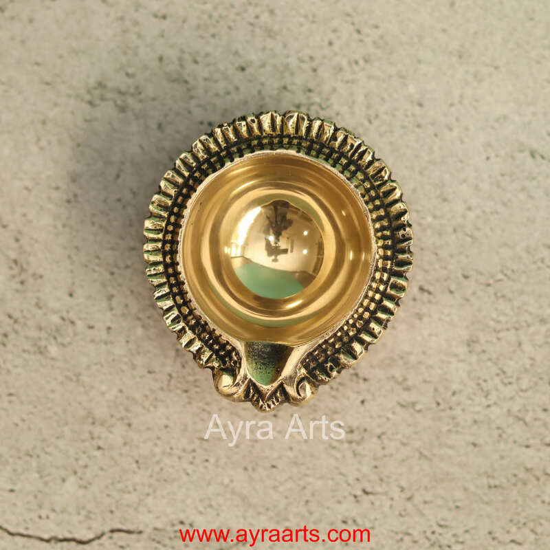 Brass Diya - 2.8 Inch Length