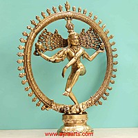 Brass Nataraja Idol - 19 Inch Height