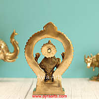 Brass Lakshmi Idol - 8.2 Inch Height