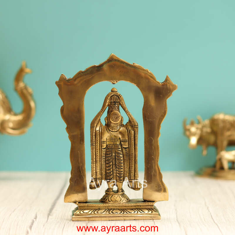 Brass Tirupati Balaji - 7.5 Inch Height