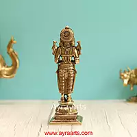 Brass Deep Lady Deepa Lakshmi - 8.2 Inch Height