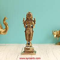 Brass Deep Lady Deepa Lakshmi - 8.2 Inch Height