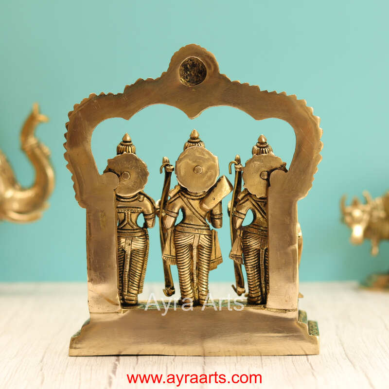 Brass Ram Darbar - 9 Inch Height