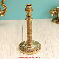 Brass Candle Holder Stand - 10 Inch Height