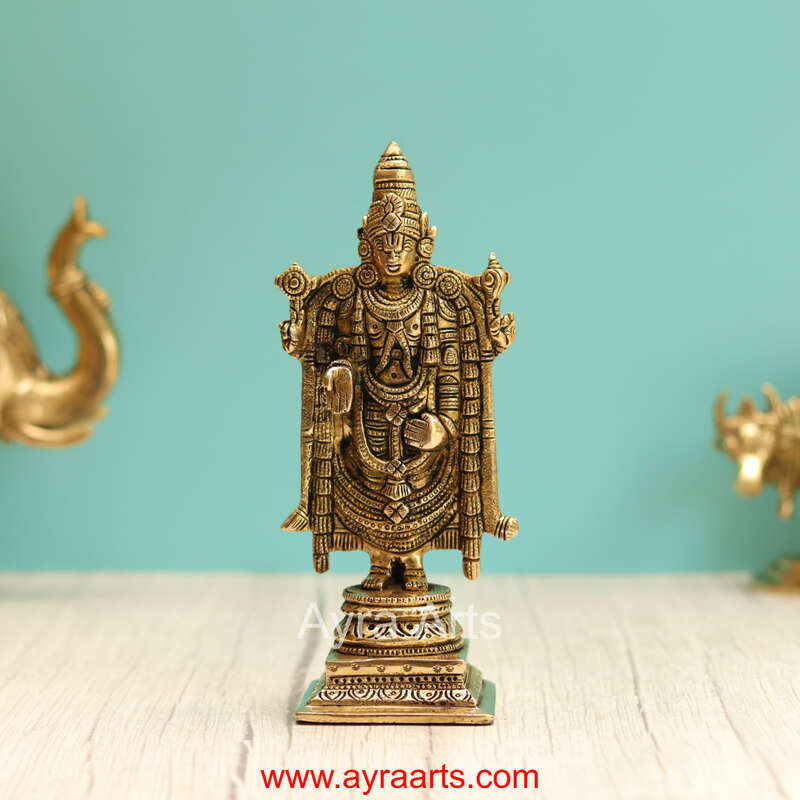 Brass Tirupati Balaji- 8 Inch Height