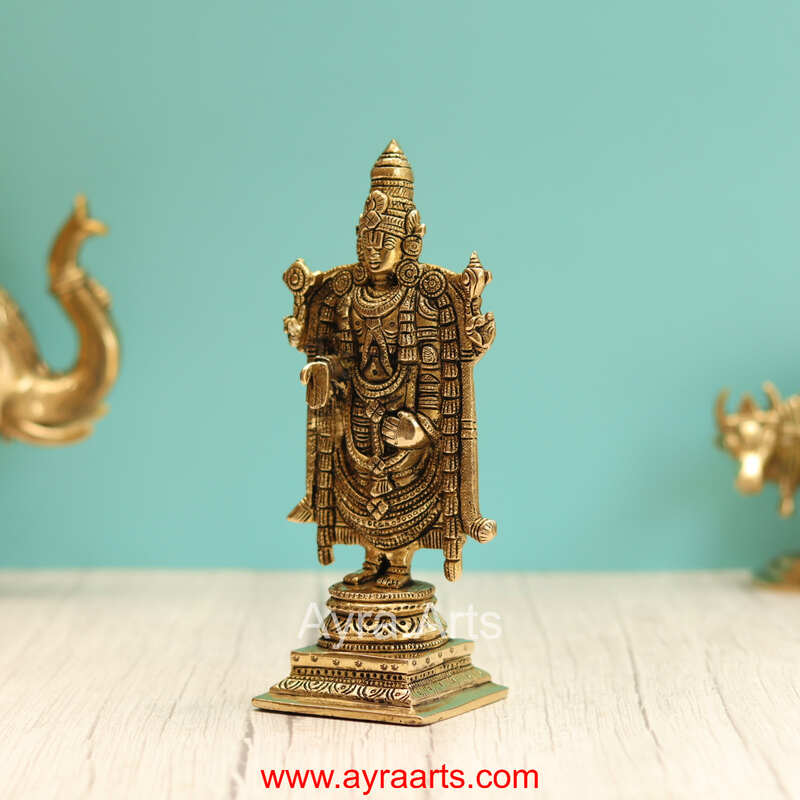 Brass Tirupati Balaji- 8 Inch Height