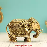 Brass Elephant  - 5 Inch Height