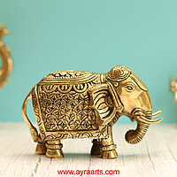 Brass Elephant  - 5 Inch Height