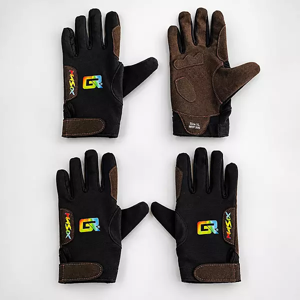 Cricket Gloves (Brown - L)