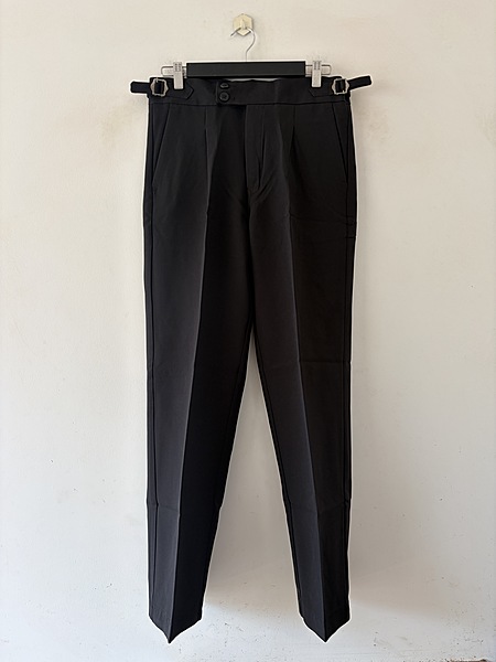 Charcoal black gurkha pants