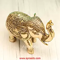 Brass Elephant  - 7.2 Inch Height