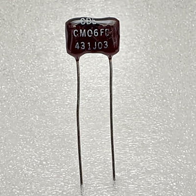CDE - Silver Mica Capacitors 430pF 500V 5% Radial-Leaded - CM06FD431J03