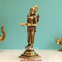 Brass Deep Lady Deepa Lakshmi - 12 Inch Height