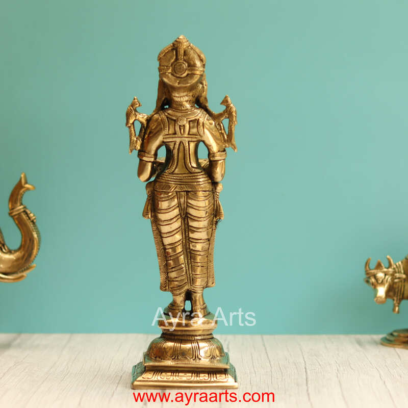 Brass Deep Lady Deepa Lakshmi - 12 Inch Height