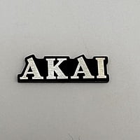 Replacement Metal Logo for AKAI - ML-AKI-01 Replacement Metal Logo for AKAI - ML-AKI-01