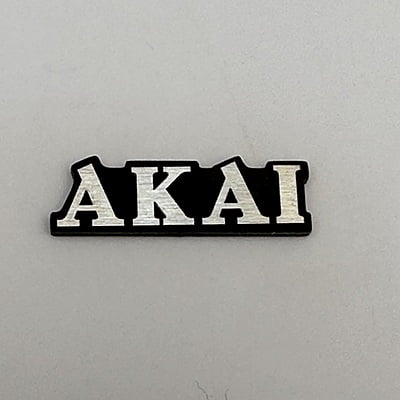 Replacement Metal Logo for AKAI - ML-AKI-01 Replacement Metal Logo for AKAI - ML-AKI-01