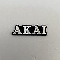 Replacement Metal Logo for AKAI - ML-AKI-01 Replacement Metal Logo for AKAI - ML-AKI-01