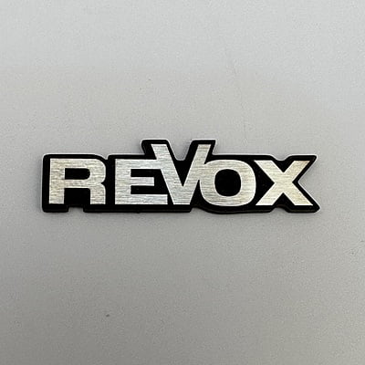 Replacement Metal Logo for Revox - ML-RVX-01 Replacement Metal Logo for Revox - ML-RVX-01