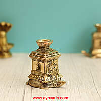 Brass Tortoise Tulasi Diya - 3.5 Inch Height