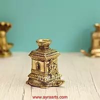 Brass Tortoise Tulasi Agardhan - 3.5 Inch Height