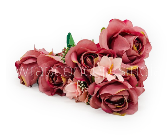 Rose Bunch with Flowers & Fern