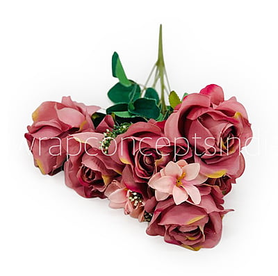 Rose Bunch with Flowers & Fern