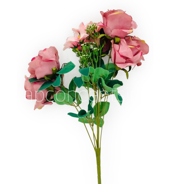 Rose Bunch with Flowers & Fern