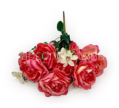 Rose Bunch with Flowers & Fern